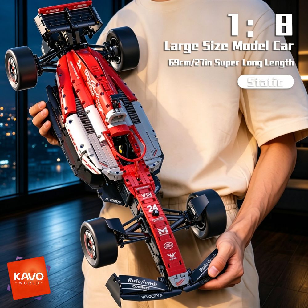 Home Improvement Man - KAVOWORLD Formel Roter und Weißer Supersportwagen