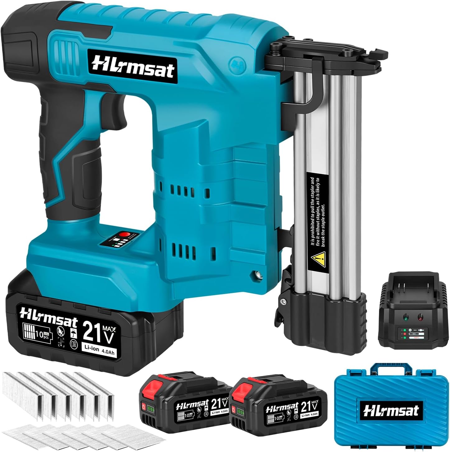 Home Improvement Brad - Kabelloser 18-Gauge Brad Nailer, 2-in-1 Bürstenloser