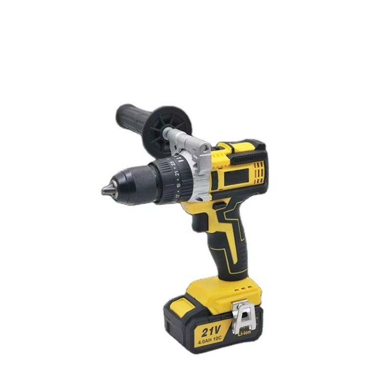 Power Drill Cordless - Leistungsstarker Bürstenloser Motor 80N.m 13mm Bohrfutter