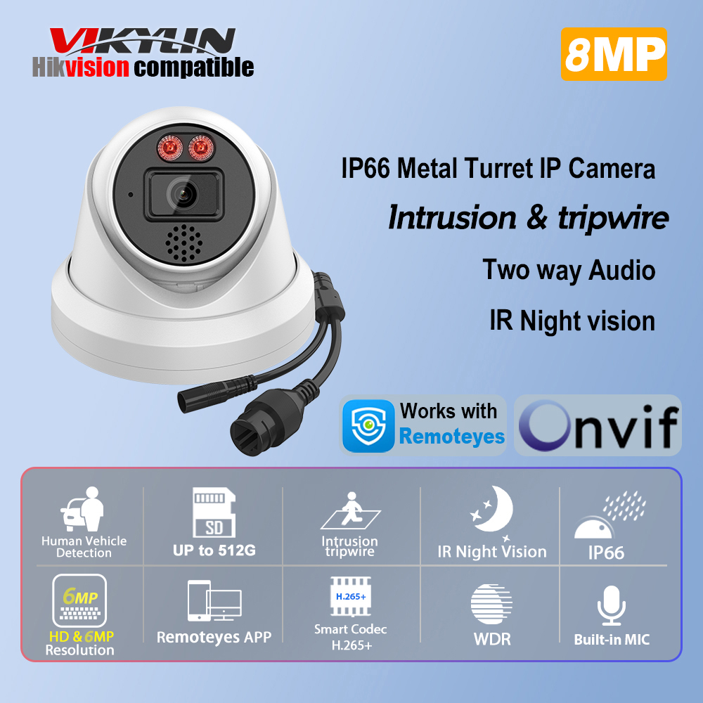 Home Improvement Definition - Vikylin 8MP IR-Nachtsicht-IP-Kamera, Erkennung von Menschen
