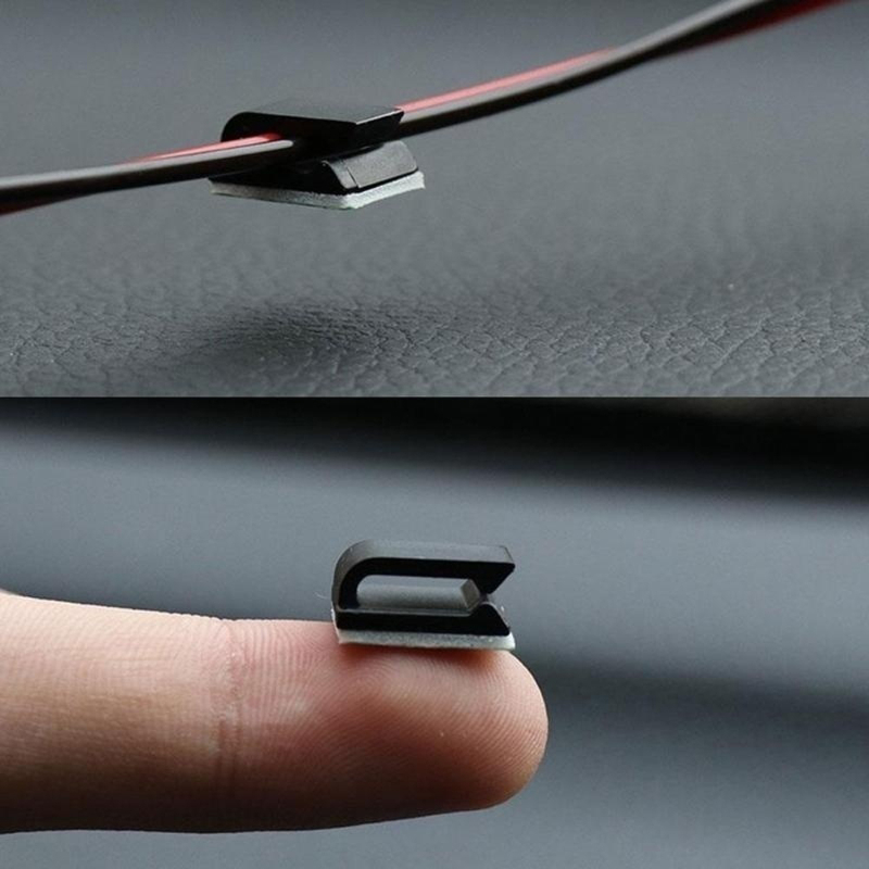 20 stücke Selbst-klebe Auto Fe – Cable Staple Clip Bewertung und Preis