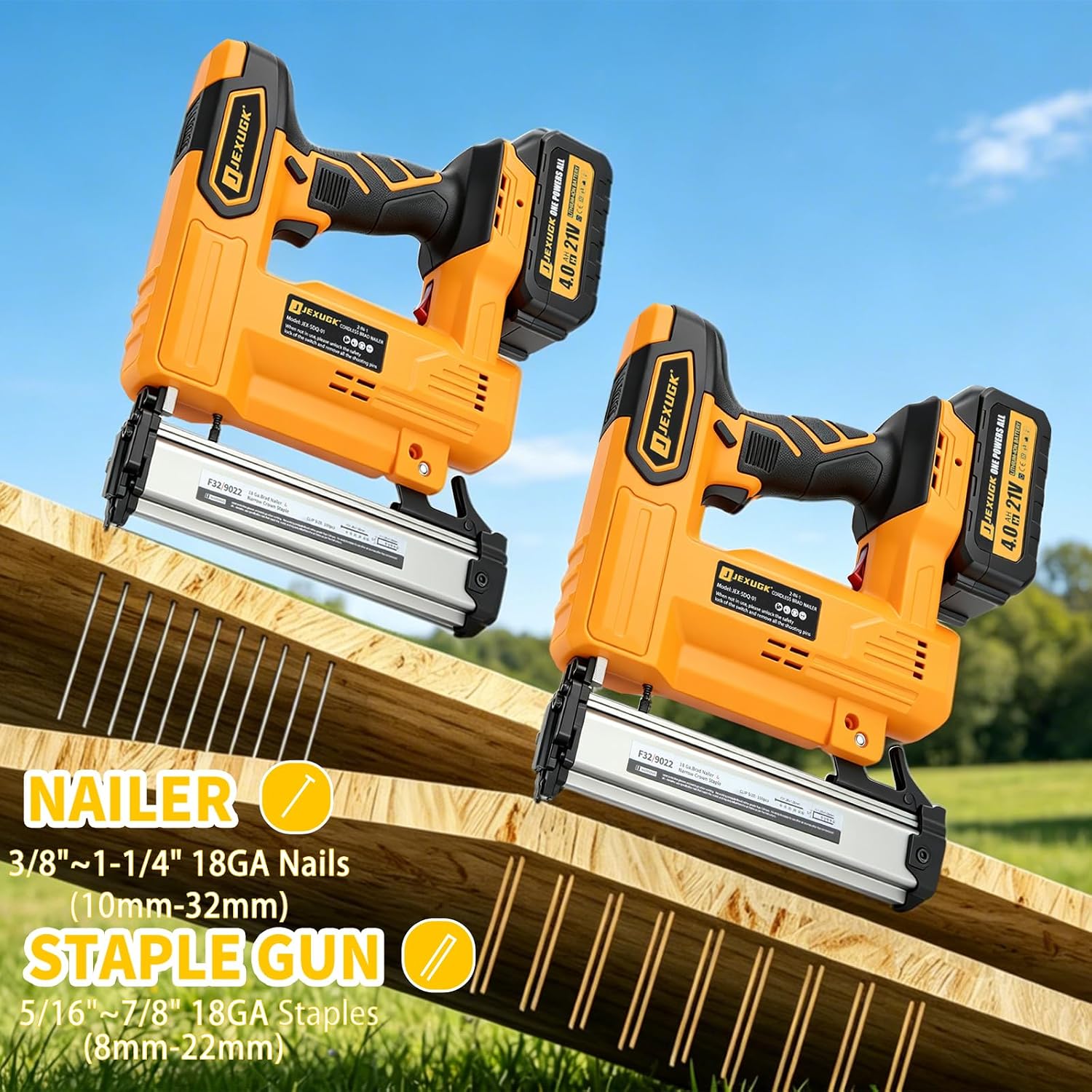 Akku-betriebener 18GA 2-in-1 B – Home Improvement Brad Bewertung und Preis