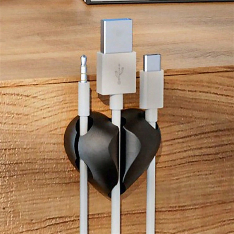 2 Stück herzförmiger Mini-Kabe – Cable Staple Clip Bewertung und Preis