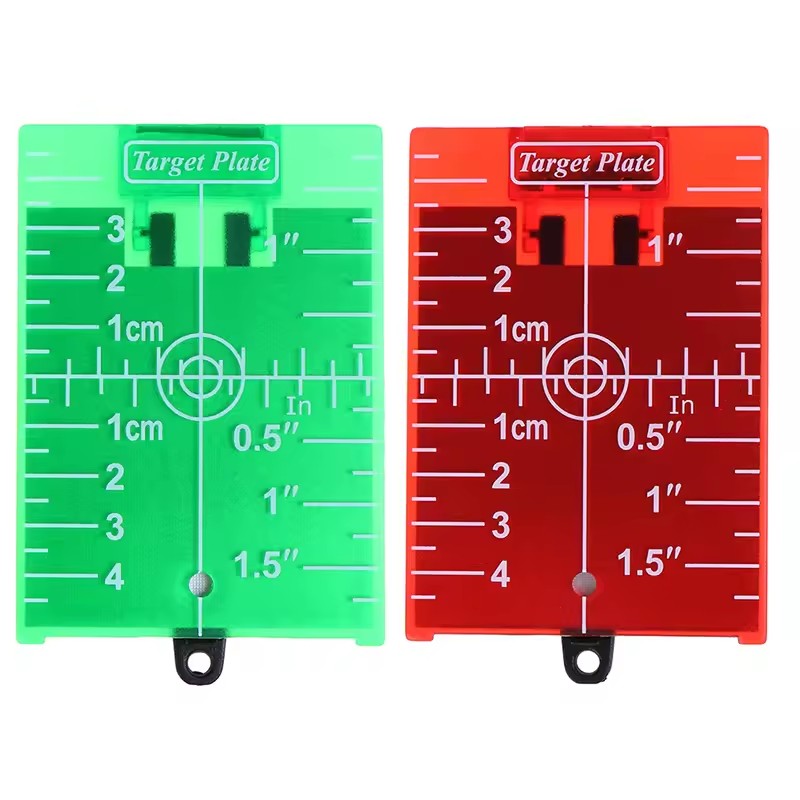 Rot/grüne Zielscheibenkarte mi – Level Laser Line Bewertung und Preis