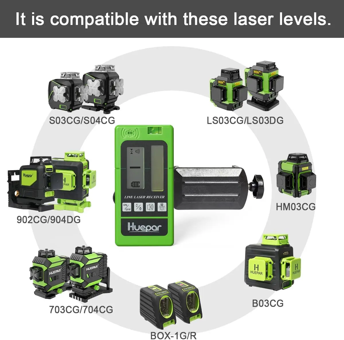 Huepar Laser-Empfänger LR-5RG  – Level Laser Line Bewertung und Preis